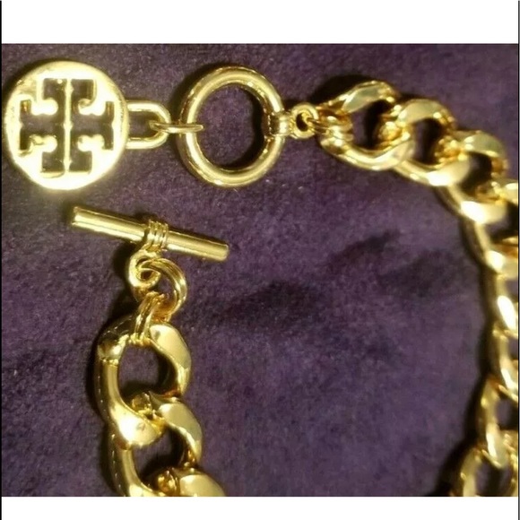 TORY BURCH LAST ONE NEW 2021 TOGGLE BRACELET MATCH NECKLACE BOUTIQUE LAST ONE!! - Picture 2 of 4